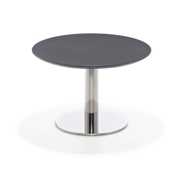 Enzo side table MDF Ø 69 cm anthracite