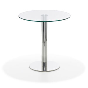 Enzo seatingtable / glasstop clear 60