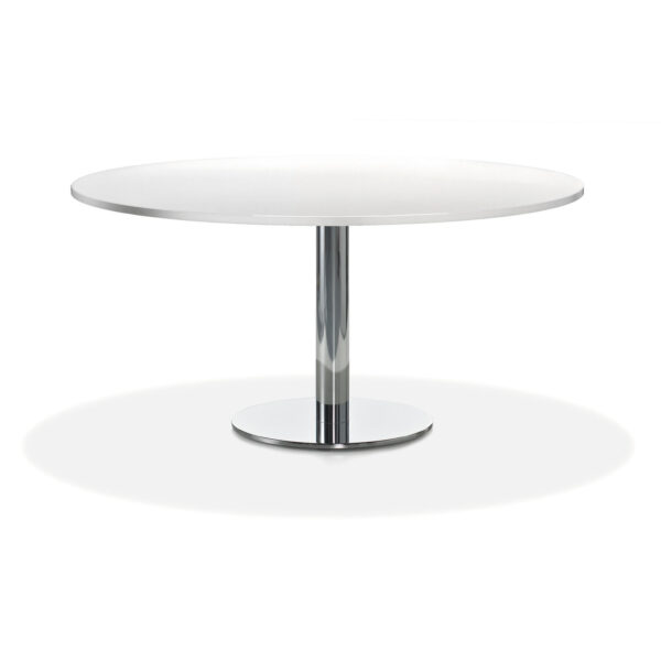 Meeting table Ø 120 cm white