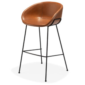 Feston barstool - cognac